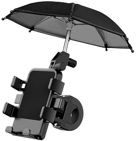 FackLOxc Universal Motorcycles BicyclesUmbrella Holder Waterproof SunshadePhone Navigation Bracket Mini Cycling Stand Accessories Holder For Motorcycles Mount Sunshade Umbrella Firm And Sturdys