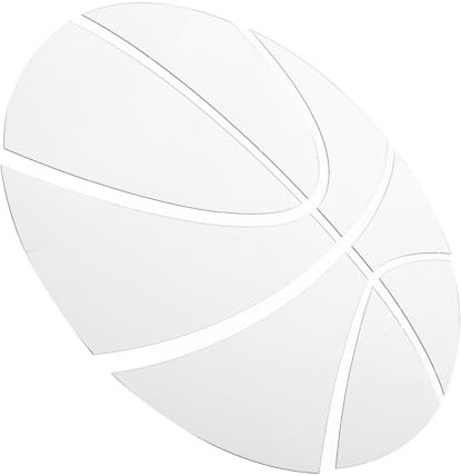 VINTORKY Acrylic Mirror Wandaufkleber Für Sportbälle Selbstklebender Wandsticker Für Schlafzimmer Und Badezimmer Dekorativ Und Installieren