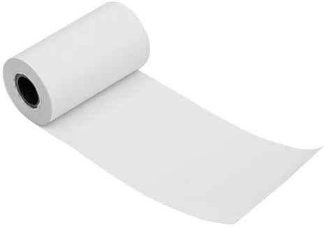 daybays Thermorollen Kassenrollen Bonrollen Thermopapier Thermo-Papierrollen für EC Cash Geräte, Kassensystem und EPOS-Drucker, BPA Frei (100, 57x36x12mm_15m)