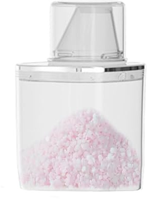 Boîte de rangement de détergent à lessive, conteneur de stockage de détergent pour vêtements, récipient de détergent à lessive avec sortie en forme de U | Organisation de la buanderie, soup