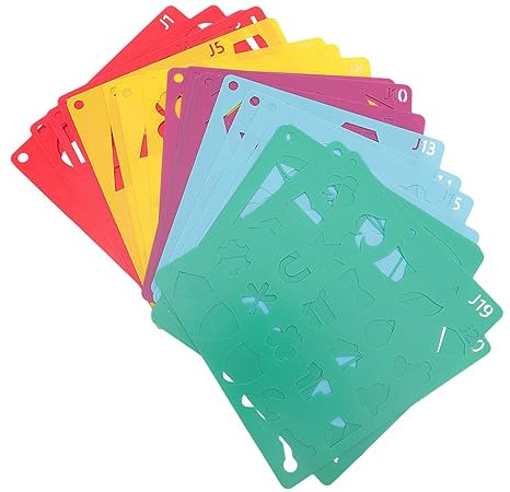 PHENOFICE 20blätter Malschablonen Aus Pet-material Diy-zeichnungs-kunstvorlagen Schablonenzeichnung Bastelzubehör Zum Malen Scrapbook-schablonen Für Heimwerkerprojekte