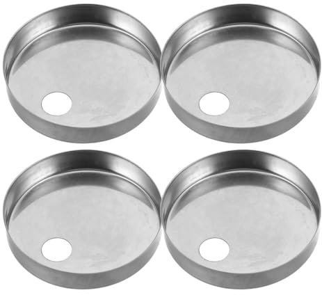 UKCOCO Toilet Screw Cover Caps Round Toilet Bolt Covers for Bathroom Installation Decorative Bolt Cap Decoration to Conceal Screws 1.77 in / 4.50 cm 2 Pairs