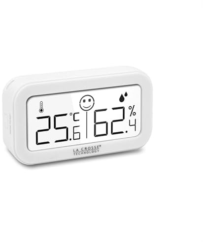 La Crosse Technology - WS7006 Petit Thermo/Hygro avec indicateur de confort - Blanc
