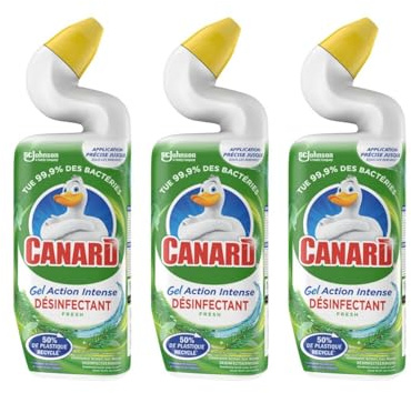 CANARD Gel Pulente & Disinfettante Azione Intensa – 3 flaconi x 750 ml
