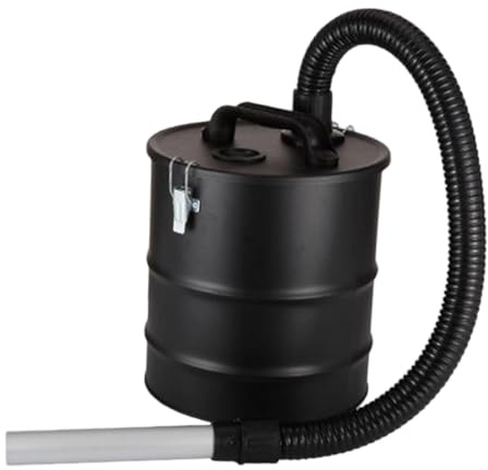 Amagogo Dust Collector Bucket Barrel Ash Vacuum Cleaner Bucket Portable Ash Barrel for Fire Pits