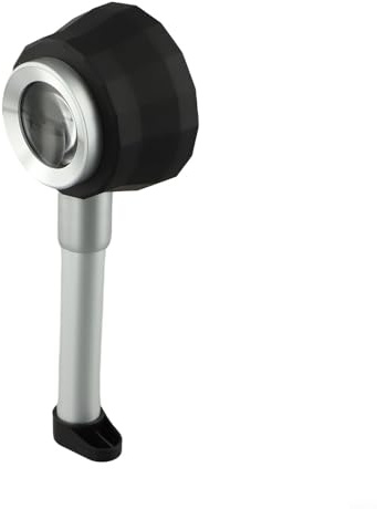 YobiLife 30 X handhållet LED-förstoringsglas med mätskala, upplyst lins för identifiering av smycken, frimärkssamling, sedelverifiering, silver (C)