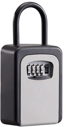 EUBEISAQI Boîte De Sûreté pour Clés - Stockage de Mots de Passe | Petite Boîte à Clé avec Mot de Passe | pour Propriétaires Voyage Vacances Bureaux Aidants Porte Portail Installation Partagée