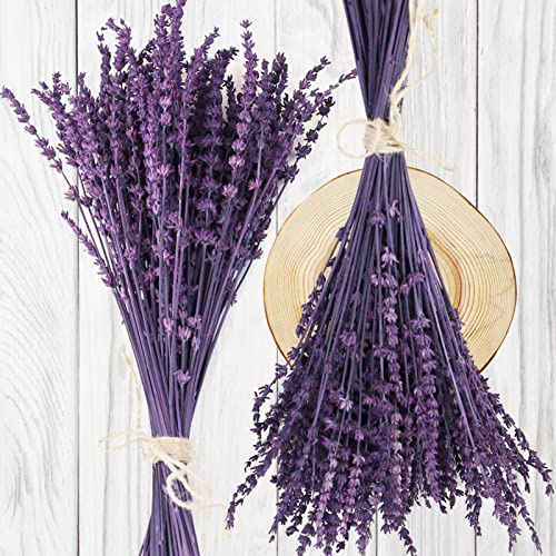 Celblisora 112 g de flores secas de lavanda – Ramas de lavanda conservadas, ramo de flores moradas, decoración floral para mesas de boda, decoración del hogar, manualidades, planta seca