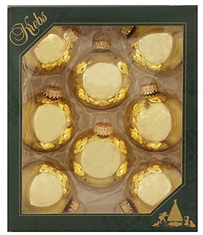 Kugel uni 7cm Aztec Gold 8Stck./Box