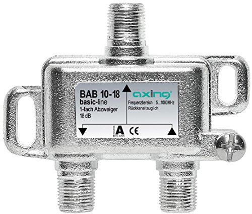 Axing BAB 10-18 1-Fach BK- Abzweiger (1006 MHz, 18 dB)