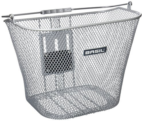 Basil Fahrradkorb Basimply EC, silber, 10204