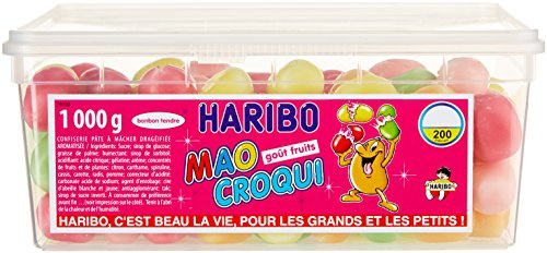 Haribo Bonbon Gélifié Mao Croqui Fruits x 220 Pièces 1 kg