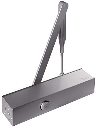 Premium Dorma TS89F EN3-6 Türschließer - Komplettset mit Montageplatte und Scharnierplatte für Effiziente und Sichere Türsteuerung farbe Silber