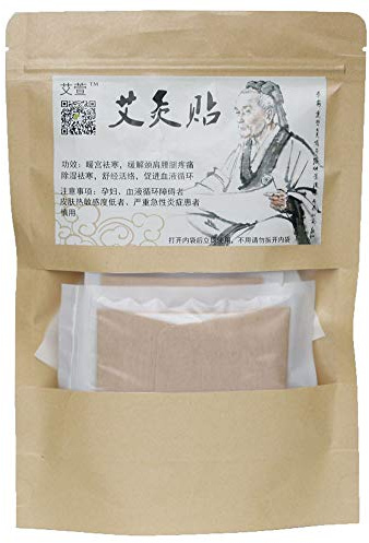 Moxibustion Patch Heating Herb Pads Heat Therapy Mugwort Stickers for Arthritis for Neck and Shoulder Pain Relief-Pack (20 Packs)