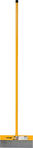 Vorel hormigón raspador con mango de metal, 75 x 300 mm | Longitud del mango: 130 cm | Muelle Acero hojas | 19760030 Rascador Rasqueta para hielo (scharre Muelle Acero