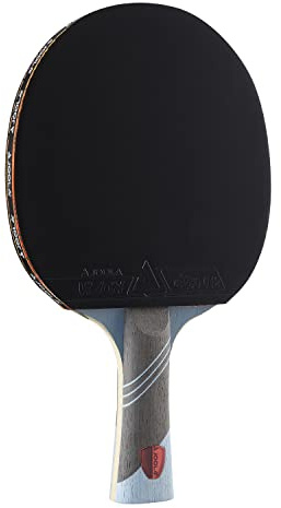 JOOLA Omega Speed Tischtennisschläger für fortgeschrittenes Training mit ausgestelltem Griff – Tischtennisschläger auf Turnierebene mit Vizon Tischtennisgummi – Entwickelt für Geschwindigkeit
