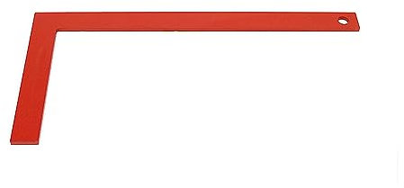 Mass Équerre de charpentier en acier Longueur 50 cm