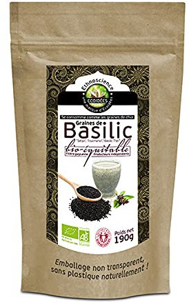 Ecoidées - Graines De Basilic, 190G - Vendu par unité