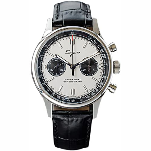 Seagull ST19 Cronografo Pilota Orologi da uomo retrò moda carica manuale orologio vetro zaffiro (colore 3), colore 3, cronografo, Colore 3, Cronografo