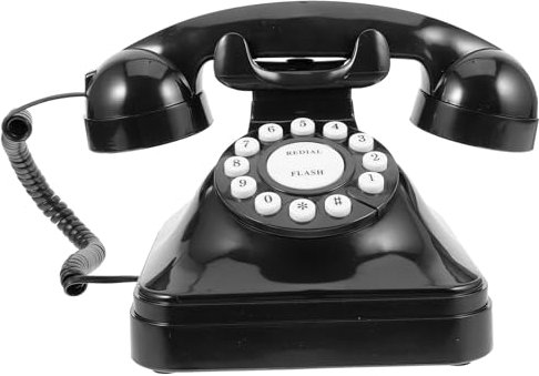 Telefono Fijo Vintage Telefono Vintage Telefono Analogico/Telefono Antiguo e Telefono Fijo Retro e con Disco y Timbre Electrónico