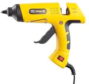 VERLINGER Heißklebepistole Klebepistole Glue Gun Heissklebepistole zum Basteln Heißkleber 100 Watt, Präzises Kleben Ergonomisch DIY-Kunst, Inklusive 6 Stück Klebesticks