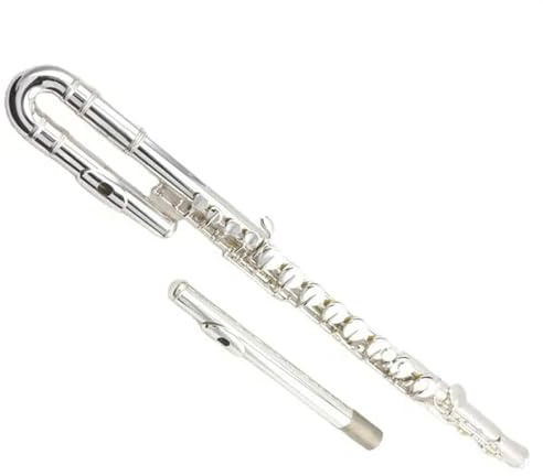 Professionelle Altflöte, G-Ton, Versilberte Kupfernickel-Flöte, 16 Löcher, Querflöte Mit Offenem Loch Querflöte für Anfänger