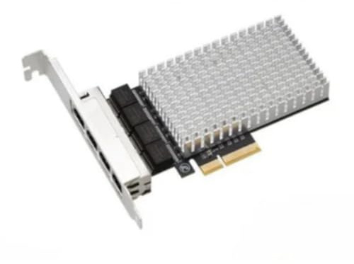 Scheda di rete PCIE a 4 porte 2.5G disco, porta di rete cablata Gigabit, avvio PXE ESXi disco (A)