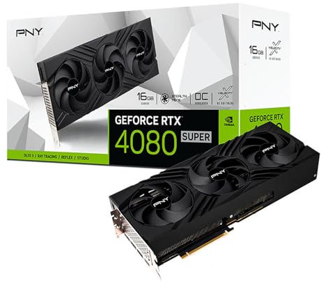 PNY RTX4080 Super Verto OC Triple Fan 16GB GDDR6X HDMI 3xDP