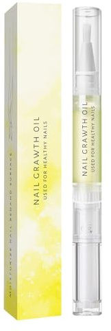 Aceite para el crecimiento de las uñas: aplicador de pluma de aceite para cutículas de 3 ml, accesorio para manicura y pedicura, con vitamina E, fortalece la hidratación y promueve un crecimiento