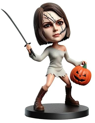 mydedor Individueller Wackelkopf für Halloween, personalisierter Wackelkopf für den ganzen Kopf, handgefertigte Wackelköpfe für Halloween, gruselige Anlässe, Dekoration oder einzigartige Geschenke