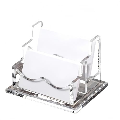 HJYDGJ Visitenkarten Display Rack Transparent Visitenkarte Visitenkarten Halter Business Card holder Aufsteller Visitenkarten Visitenkarten Aufsteller Geeignet für den Schreibtisch-Visitenkartenhalter