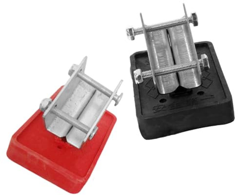 DIYEAH 2pcs Rubber Ladder Foot Pads Non-Slip Ladder Feet Pads for Folding Use Hardwood Floors