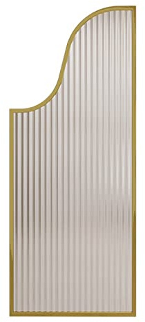 Urinario de pared Urinarios de acero inoxidable Urinarios de baño de pared Mampara de baño privada, Divisor de urinario Marco de acero inoxidable antioxidante Mampara divisora de vidrio temp