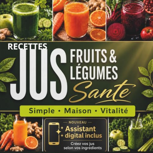 RECETTES JUS FRUITS ET LEGUMES SANTE: SIMPLE | MAISON | VITALITE