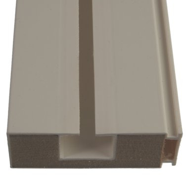 Liedeco Vorhangschiene mit Holzkern, Gardinenschiene 120 cm 1-läufig