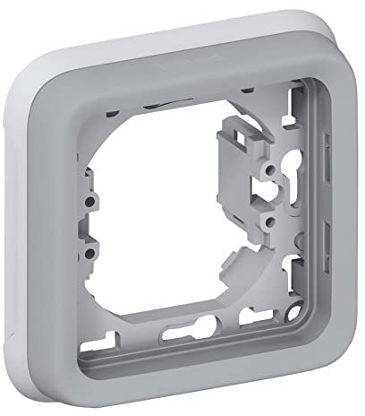 Legrand Plexo LEG69956 1-Hole Switch/Socket Cover Plate for Self-Installation Flush-Mounted Grey
