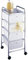 WENKO Carrello per il bagno e la casa Messina - con rotelle, 4 cassetti, Acciaio, 33 x 80.5 x 39 cm, Cromo