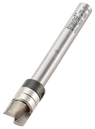 Trend Professioneller Kugelgelagerter Profilfräser, 9,5 mm Durchmesser x 6,35 mm Schnitt, 1/4 Zoll Schaft, Doppellager, Hartmetallbestückt, 46/900X1/4TC