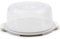 keeeper Portatorte con sistema di blocco, Contenitore Keep-Fresh, Ø 37 cm x 15 cm, Fabrizio, Bianco/Trasparente