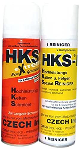 HKS CZECH Extrem 3er Set Kettenspray + Neutralisierer + Reiniger