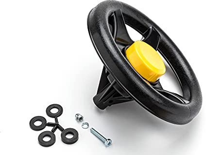 ROLLY TOYS Lenkrad mit Hupe und Montagetasche für Rolly Toys Traktoren.