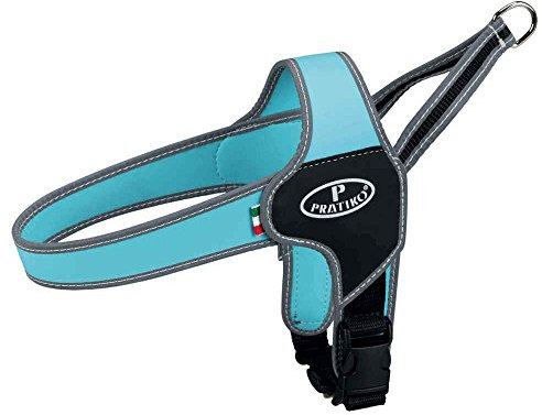 Trixie Pratiko Norwegergeschirr, Apollo, Hellblau, Größe S/M: 40-55