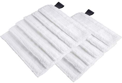 LTWHOME Microfibre Cloth Cover Pads Fit for Kaercher EasyFix SC2, SC3, SC4, SC5 Steam Cleaner (Pack of 12)