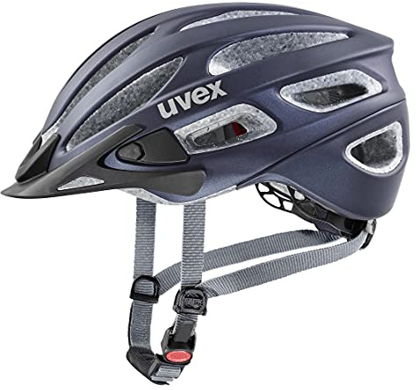 uvex True cc - Leichter Allround-Helm für Damen - individuelle Größenanpassung - erweiterbar mit LED-Licht - deep Space matt - 52-55 cm