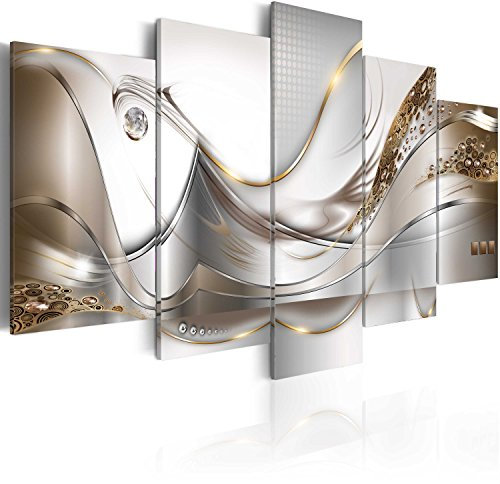 B&D XXL - Panneau Acoustique Mural, Tableau Décoration Abstrait 225x112 cm