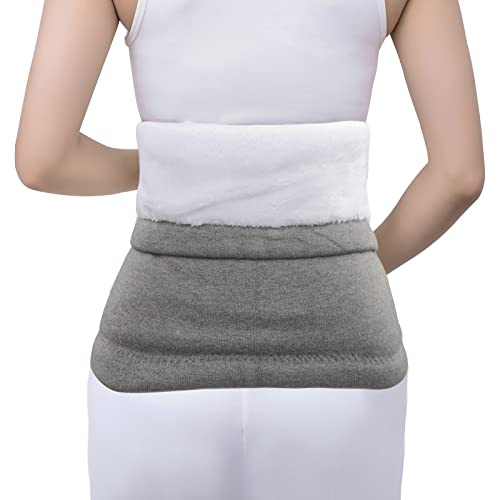 Faxianther Damen Herren Nierenwärmer Elastisch Winddicht Warm Weiche Baumwolle Bauchwärmer Rückenwärmer Wärmegürtel Winter Leibwärmer Taillen Unterstützung Hüftwärmer Nierenschutz Taillengürtel