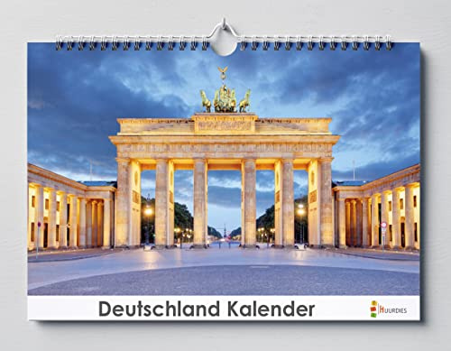 Huurdies ® - Deutsche Städte Geburtstagskalender - 35x24cm - Wandkalender -. (Deutschland)
