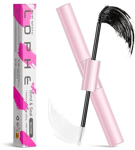 LOPHE Bond & Seal Colle à cils 2 en 1, imperméable, super forte, 7 jours, 9 g