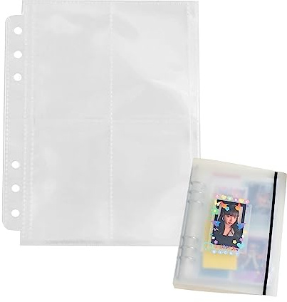 Fulenyi Porte-cartes - Album étanche A5 Photocard Binder - Fans Photocard Album Album Étudiants pour cartes postales, cartes visite, photos appareil photo, cartes jeu