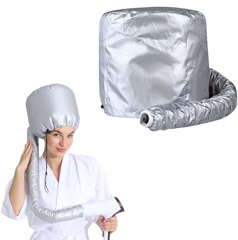 ZALHIN Caschi per Asciugatura, Cuffia Asciugacapelli, Casco Asciugacapelli da Casa Portatile e Professionale per La Cura dei Capelli per Asciugatura, Acconciatura, Arricciatura
